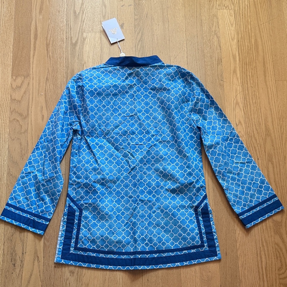 NicoBlu NWT Capri Blue Alhambra Print Tunic PXS - Picture 4 of 10